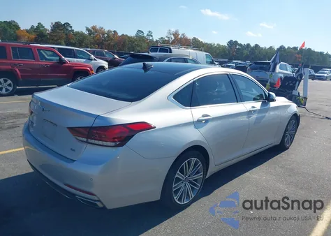 2018 Genesis G80 3.8 из США, поврежденный, VIN KMHGN4JE4JU230664